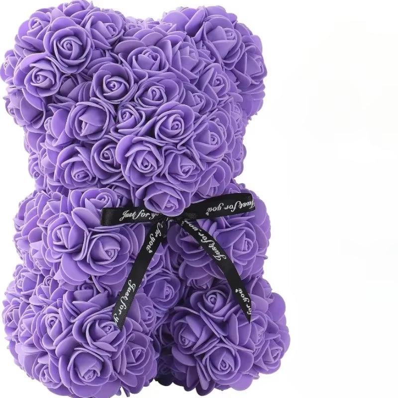 Luxury Eternal Rose Teddy Bear 