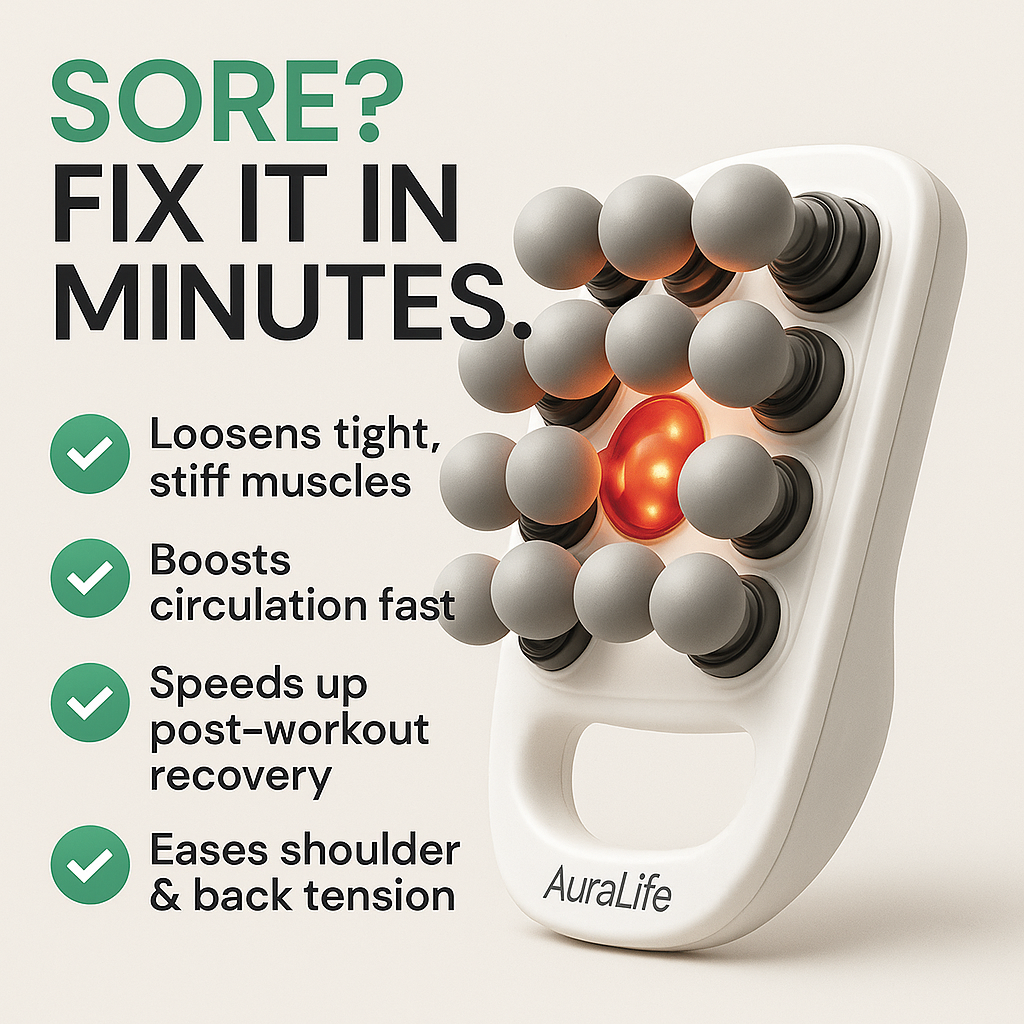 SoraRelief™ - 16 Head Wellness Massage Gun