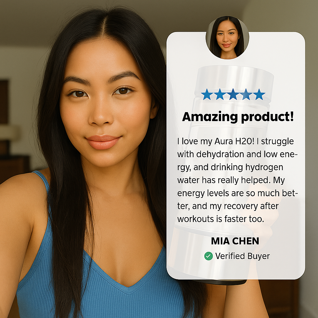 Aura H2O: Hydrogen Bottle