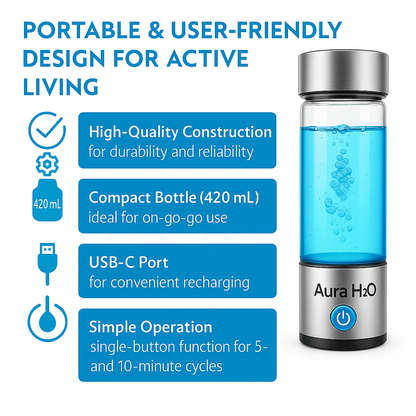 Aura H2O: Hydrogen Bottle