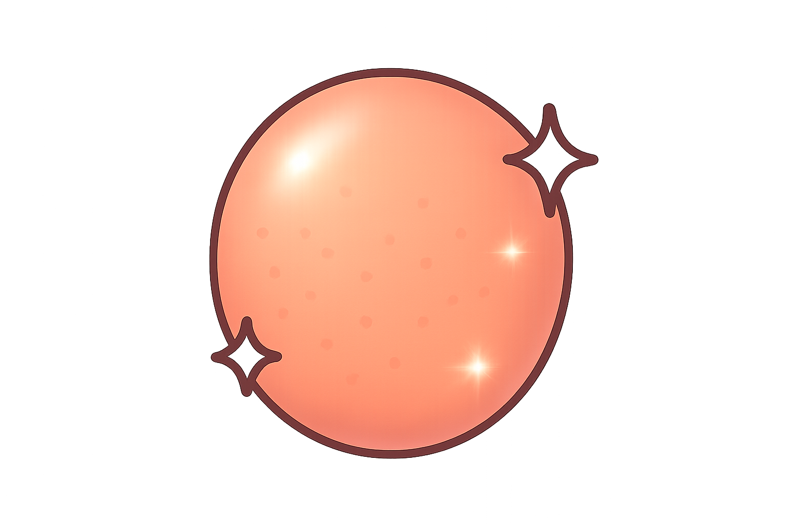 healthy skin transparent icon image in colour no text in it