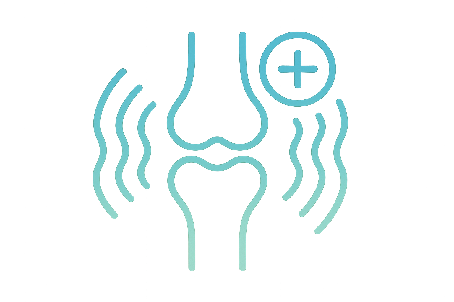 reduced inflammation icon colour no text in it